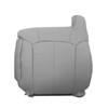 FZJDSD Gray Leather Driver Side Top Lean Back Replacement Seat