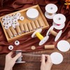 PH PandaHall 16 Sets Empty Paper Thread Spools Wire Weaving