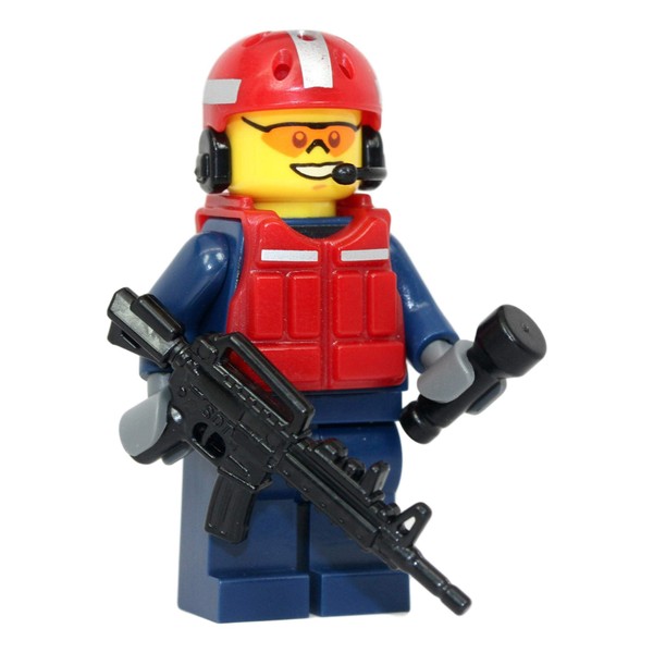 Modern Brick Warfare US Coast Guard Seaman Custom Minifigure