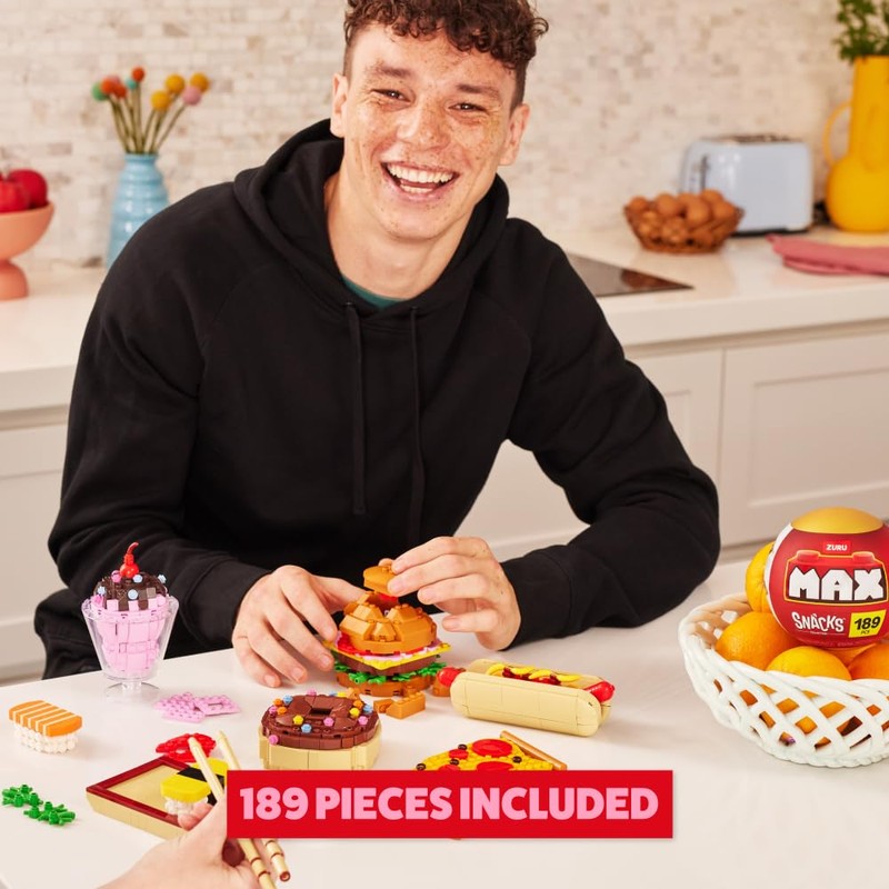 MAX Premium Snacks Building Bricks Collection (Doughnut) by ZURU. Building