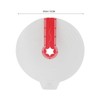 wdcfxy Silicone Mixing Bowl Splatter Guard, Modern Style, White, 12in,