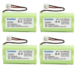 Kastar 4-Pack Ni-MH AA 2.4V 1600mAh EH Battery Compatible with AA 2.4V Any Capacity