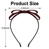 Ondder 1 Pack Red Bow Headband for Women