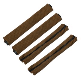 uxcell 4pcs Office Chair Arm Covers, Office Chair Armrest Covers Stretchable Computer Chair Arm Covers Protectors for Office Gaming Chair, Brown