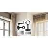 IHRDNNR Curtain Rod Brackets Heavy Duty Ceiling-Mount Rod Holders Fit
