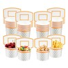 LYART 48Pieces Basketball Hoop Snack Cups for Basketball Birthday Party