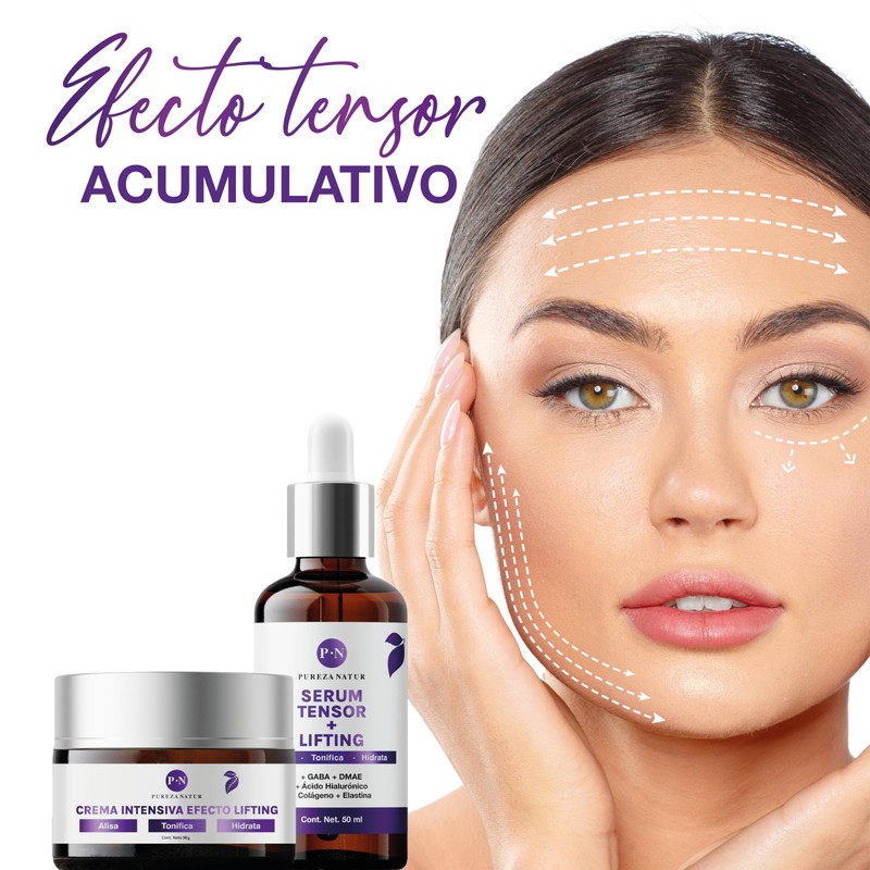 PUREZA NATUR Pack Tensor + Lifting serum tensor y crema