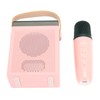 Karaoke Machine Set with RGB Light Rechargeable Bluetooth Speaker with