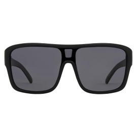 CARVE Anchor Beard Polarized Sunglasses – Matte Black Frame, Grey Lens, Optically Correct, 100% UV Protection, Category 3 Rated