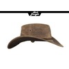 Black Jungle Kimbolton Leather Western Hat Australia Cowboy Hat, charcoal
