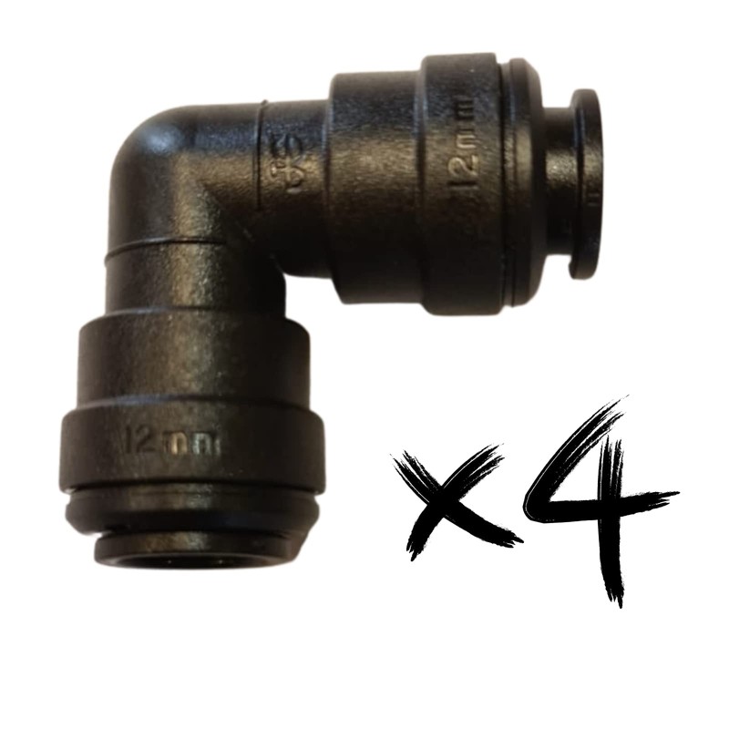 John Guest 12mm Equal Elbow Push Fit Pipe Water Fitting