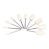 100Pcs Polishing Head Wool Felt Tapered Cylindrical Buffing Wheel Set