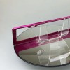 MotorVehicleParts New Powder Coated Hot Pink Stainless Steel License Plate