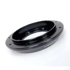 NRG Innovations NRG-SRK-69BK Steering Wheel Quick Release 6x70 Bolt Patterns, 6 Hole to 9 Hole Steering Wheel Adapter