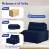 MeMoreCool Convertible Sofa Bed Folding Bed Chair, Boneless Sleeper Chair