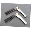Mikinona 2 Pcs Narrow Tooth Hair Styling Comb for Men