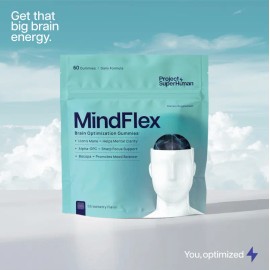 Focus & Mental Clarity Gummies, 6-in-1 Cognitive Support Formula, Mushroom Wellness, Clinically Tested, Daily Brain Health, 60 Gummies per Pouch