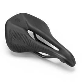 Rockbros Bicycle Saddle, Carbon, Lightweight Saddle, Sports, Ultra Lightweight, Memory Foam, Soft, Perforated, Breathable, Shock Absorption, Anti-Slip, Easy Installation, Road Bike, Mountain Bike, Shot Nose, Wide Type