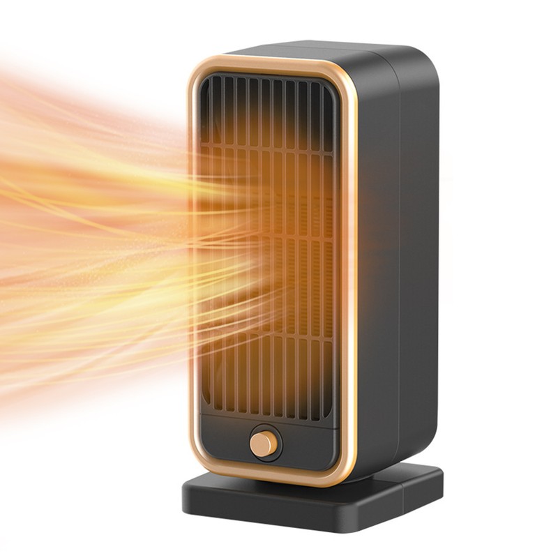 Space Heater 500W PTC Ceramic Low Noise Fast Heating Portable