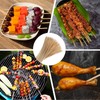 12 Inch Bamboo Skewers 200 PCS Barbecue Skewers for Grilling