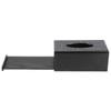 Black Wooden Tissue Box Napkin Case Elegant Style Tissue Holder