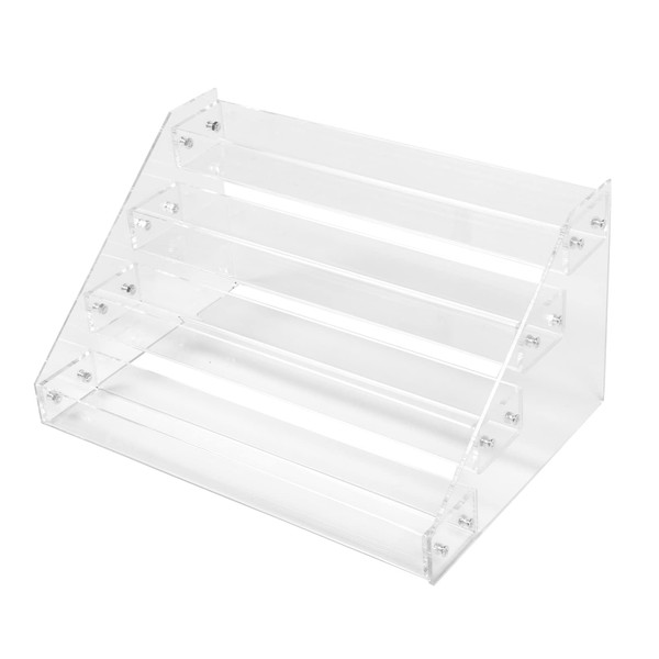 iplusmile Acrylic Step Display Rack 3 Tray Acrylic Display Case