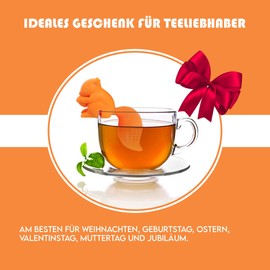 Adonello Teesieb 2x Eichhörnchen Silikon Teekugel Teefilter Teebeutel Tea Infuser Tee Ei Filter Teeei Filter Einzigartiges Teesieb Tee Liebhaber Tiermotiv Geschenkidee Tee Brüher