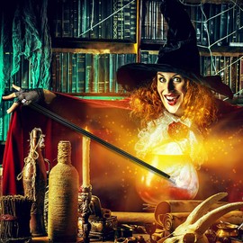 QCSTORE Magic Pocket Staff Portable Magic Wand Professional Magic Telescopic Props Funny Personal Martial Arts Metal Magic Bag Magic Role Play,Gold ,1,5 m