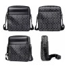 SH Bandolera Hombre Mujer Cuero Crossbody Bolsa Mariconera,2pcs