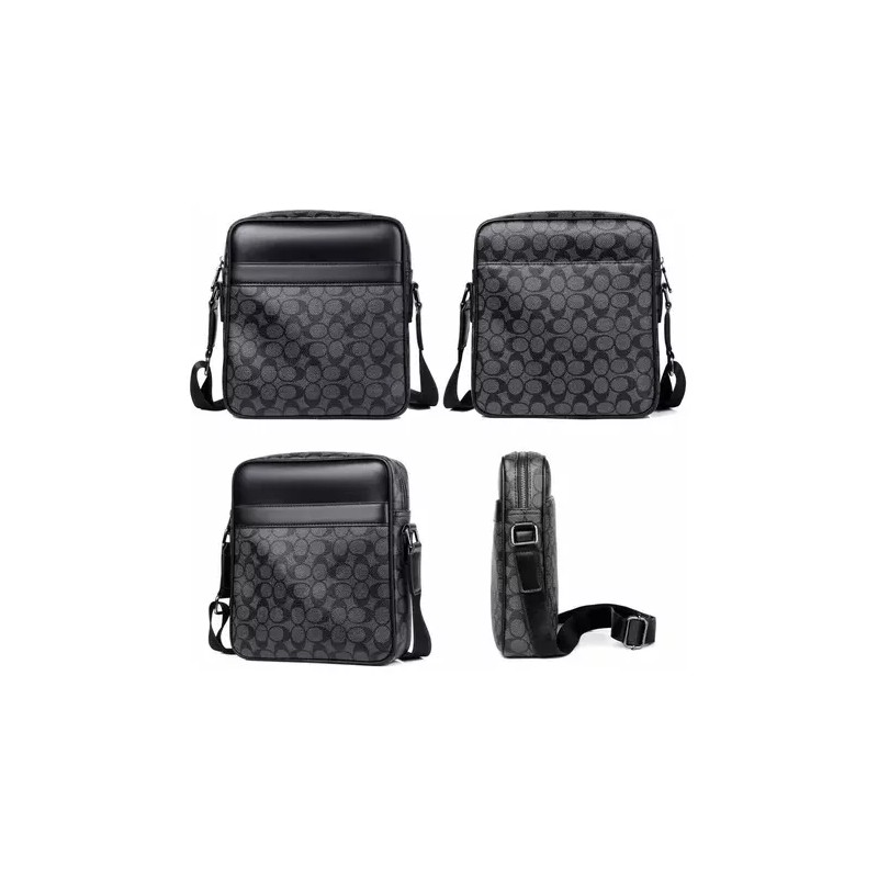 SH Bandolera Hombre Mujer Cuero Crossbody Bolsa Mariconera,2pcs