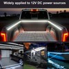 AUTUNEER LED Truck Bed Lights, 3Pcs 60Inch 12V 6500K White