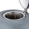 Küchenprofi London Ceramic Teapot with Stainless Steel Infuser, Gray, 8