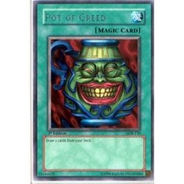 Yu-Gi-Oh! - Pot of Greed (LOB-119) - Legend of Blue Eyes White Dragon - Unlimited Edition - Rare