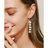KristLand Earrings for Women 925 Sterling Silver Stud Earrings Gold-Plated
