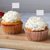200Pcs Blank Toothpick Food Flags Simple Useful Cupcake Flags Disposable