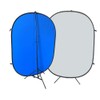 ePhotoInc Portable Double-Sided Background Reversible Chroma Key Blue and Gray