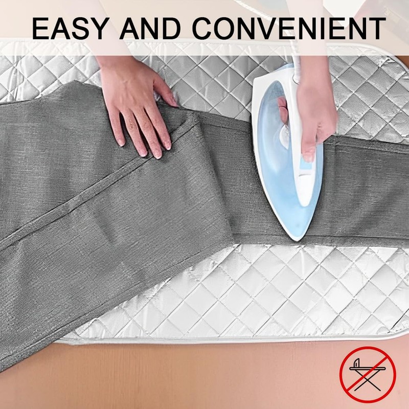 Ironing Blanket, Magnetic Mat Laundry Pad, Portable Travel Ironing Mat,