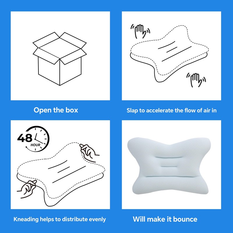 CPAP Pillows for Side and Back Sleepers, Butterfly Pillow for