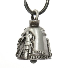 Milwaukee Leather MLB9041 'Like Mother-Like Daughter' Motorcycle Good Luck Bell | Key Chain Accessory for Bikers - One Size