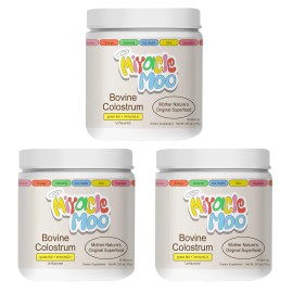 Unbranded 3 Pack New Mother Natures Bovine Colostrum grassfed+ immunolin Supplement 60 SV