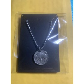 HistoryWear Vintage Buffalo Native  Nickel Necklace Chief Coin Pendant Great Gift 🎁 A1