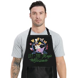 WZMPA Figment Dragon Adjustable Apron With Pocket Figment Fans Gift Let The Magic Blossom Figment Chef Aprons Figment Merch (Figment Dragon Ap)
