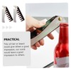 Baluue 2pcs Stainless Steel Folding Comb for Men Portable Wide