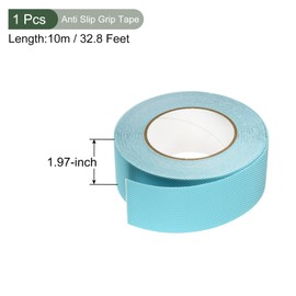 YOKIVE Anti Slip Grip Tapes, Non-Slip Traction Tapes | Waterproof Great for Stairs, Steps (Blue, 2-Inch x 32.8-Feet)