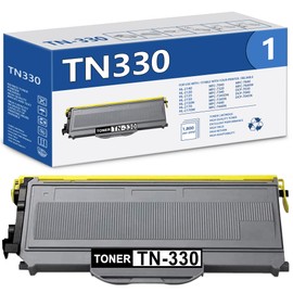 TN330 Toner Cartridge Replacement for Brother TN-330 Toner Cartridge with DCP-7040 DCP-7030 MFC-7840W HL-2140 MFC-7340 MFC-7440N HL-2170W HL-2150N Printer (1 Black)