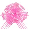 sourcing map 15pcs 4 Inch Organza Large Pull Bow Metallic