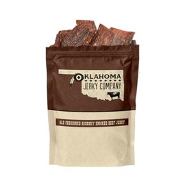 Old Fashioned Hickory Beef Jerky - No Frills Tough and Old Style Dry Beef Jerky - All Natural, Gluten Free, No Added Preservatives and No Added MSG, Healthy Protein Snacks, 2 oz (Pack of 1)