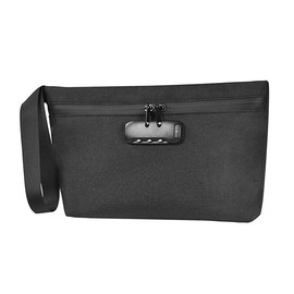 POFET Security Odor Proof Bag with Combination Lock, 11.8 x 7.88 Inches, Waterproof Wallet, Smell Proof Bag for Men and Women, Portable