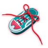 éS 14629 I Learn to Tie Shoes, Multicoloured, One Size