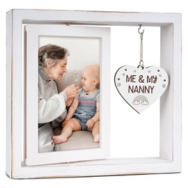 Nanny Gifts, Nanny Birthday Gifts - Photo Frame for Nanny & Me Gift Mother's Day, Nanny Gifts from Grandchildren, Thanksgiving Christmas Gifts Presents for Grandma, Nan, Nana, Nanny,Photo Frame 4"×6"